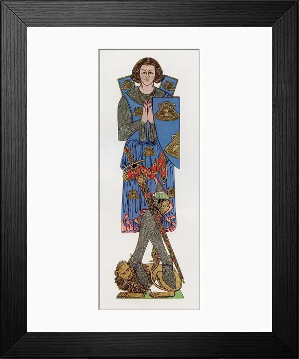 Framed Print : Medieval Knight - Aymer de Valence, Earl of Pembroke Framed Print : Medieval Knight - Aymer de Valence, Earl of Pembroke