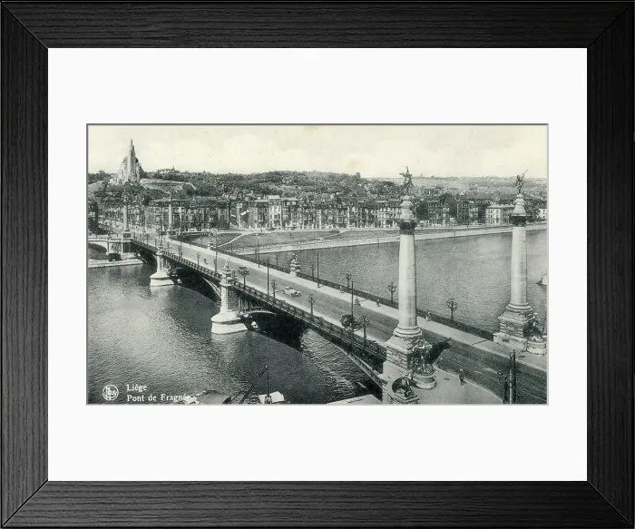 Framed Print : Pont de Fragnee, Liege, Belgium Framed Print : Pont de Fragnee, Liege, Belgium