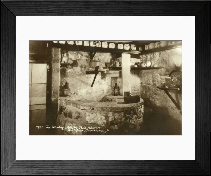 Framed Print : The Wishing Well, Ye Olde Weaver's Tea House, Southborough Framed Print : The Wishing Well, Ye Olde Weaver's Tea House, Southborough