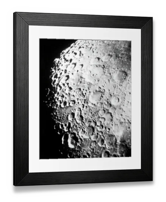 Framed Print : The Moon, Clavius, Licetus, Lick Observatory Framed Print : The Moon, Clavius, Licetus, Lick Observatory