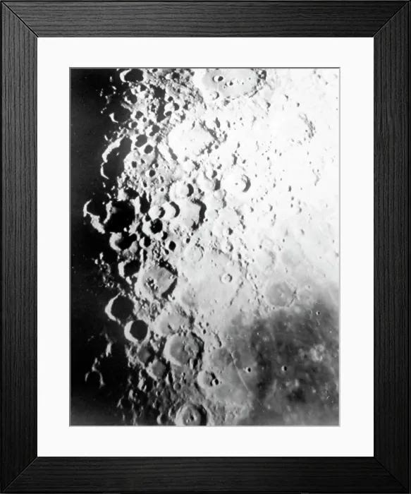 Framed Print : The Moon, Tycho, Thebit, Lick Observatory, Victorian period Framed Print : The Moon, Tycho, Thebit, Lick Observatory, Victorian period
