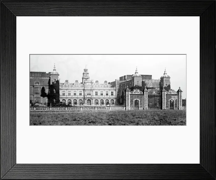 Framed Print : Hatfield House, Victorian period Framed Print : Hatfield House, Victorian period