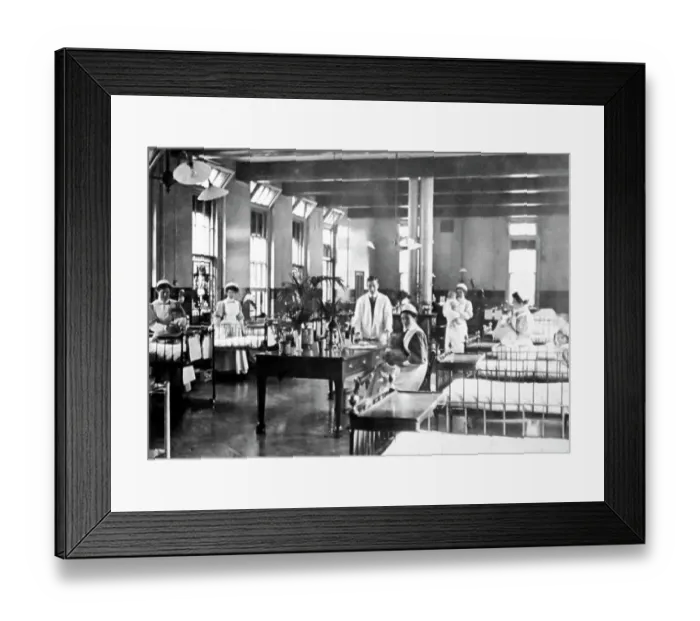 Framed Print : Children's hospital ward, Victorian period Framed Print : Children's hospital ward, Victorian period