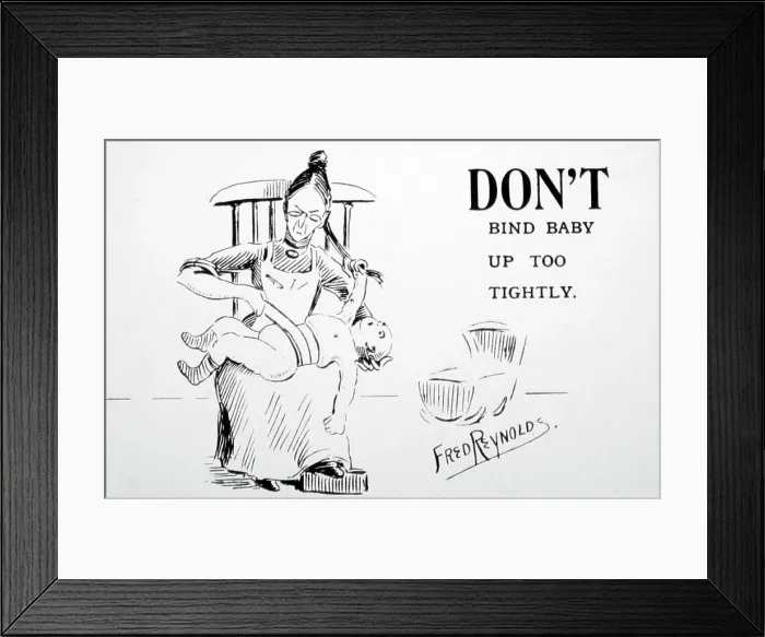Framed Print : Advice for parents, early 1900s Framed Print : Advice for parents, early 1900s