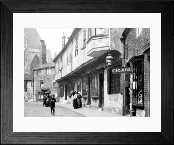 Framed Print : College Street, York, Victorian period
