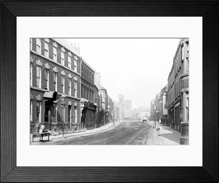 Framed Print : Bridge Street, Morpeth, Victorian period Framed Print : Bridge Street, Morpeth, Victorian period