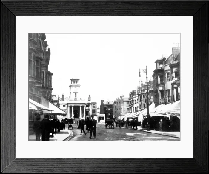 Framed Print : Old Town Hall, Worthing, Victorian period