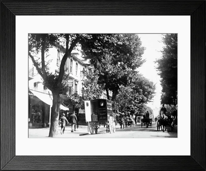 Framed Print : Terminus Road, Eastbourne, Victorian period Framed Print : Terminus Road, Eastbourne, Victorian period