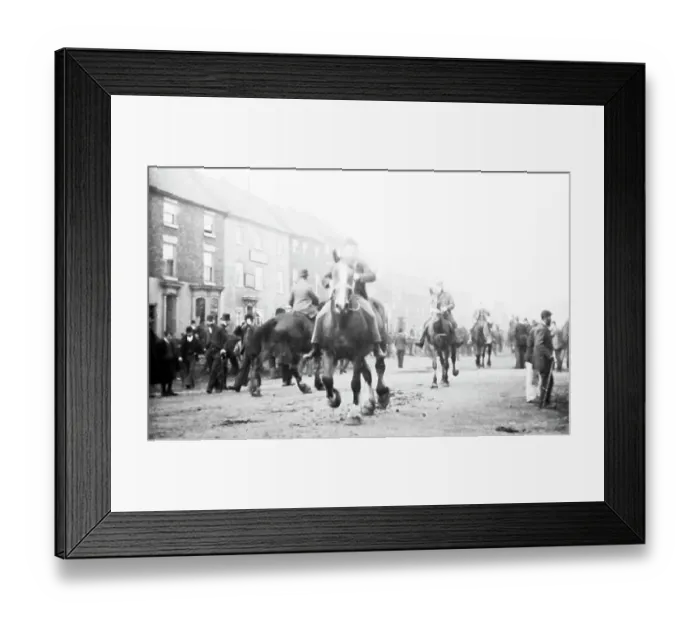 Framed Print : October Sheep Fair, Yarm on Tees in the early 1880s Framed Print : October Sheep Fair, Yarm on Tees in the early 1880s