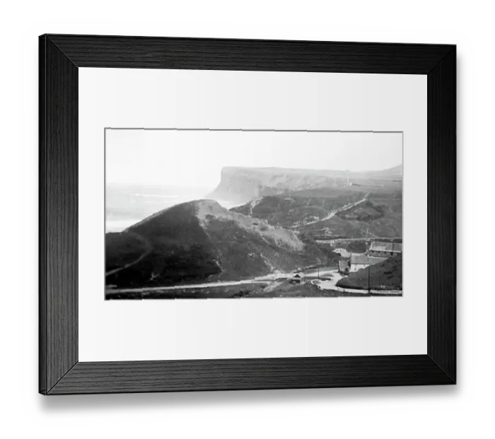 Framed Print : Cat Nab Hill, Saltburn, Victorian period Framed Print : Cat Nab Hill, Saltburn, Victorian period