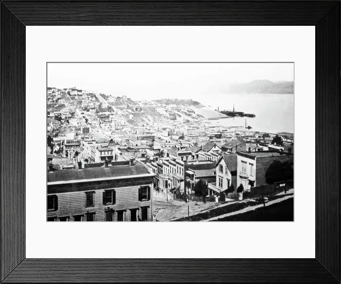 Framed Print : Panorama of San Francisco, Victorian period Framed Print : Panorama of San Francisco, Victorian period
