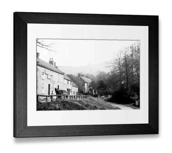 Framed Print : Fox and Hounds pub, Carleton in Cleveland, Victorian period