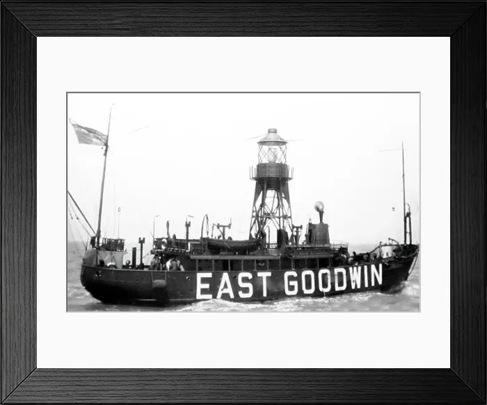 Framed Print : The East Goodwin Lightship, early 1900s Framed Print : The East Goodwin Lightship, early 1900s