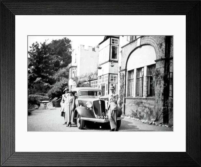 Framed Print : Symonds Yat Hotel probably in the 1930s Framed Print : Symonds Yat Hotel probably in the 1930s