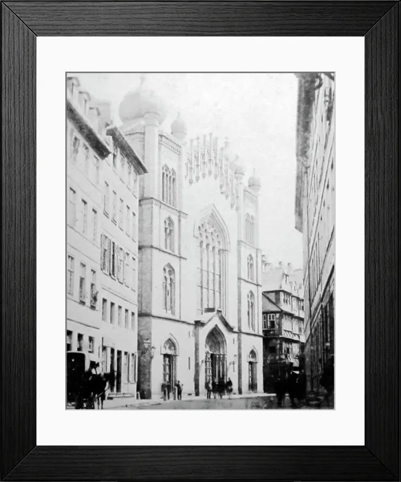 Framed Print : Frankfurt Synagogue, Germany, Victorian period Framed Print : Frankfurt Synagogue, Germany, Victorian period