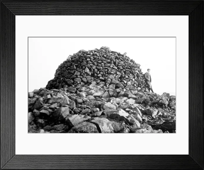 Framed Print : Cairn at the summit of Scafell Pike, Lake District Framed Print : Cairn at the summit of Scafell Pike, Lake District