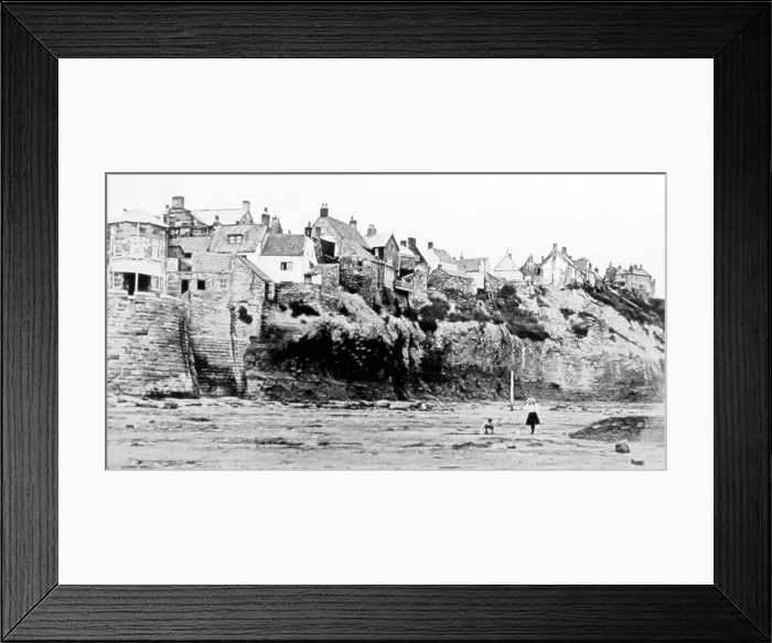 Framed Print : Robin Hood's Bay, Yorkshire, Victorian period Framed Print : Robin Hood's Bay, Yorkshire, Victorian period