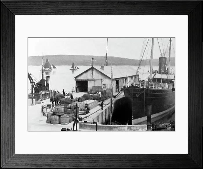 Framed Print : The Pier, Lerwick, Shetland, Scotland, Victorian period Framed Print : The Pier, Lerwick, Shetland, Scotland, Victorian period