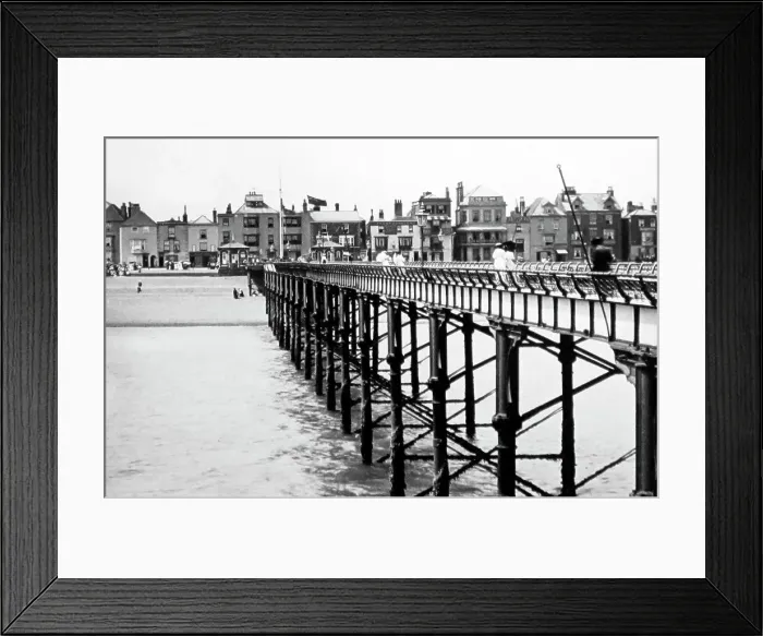 Framed Print : Deal Pier, Victorian period Framed Print : Deal Pier, Victorian period
