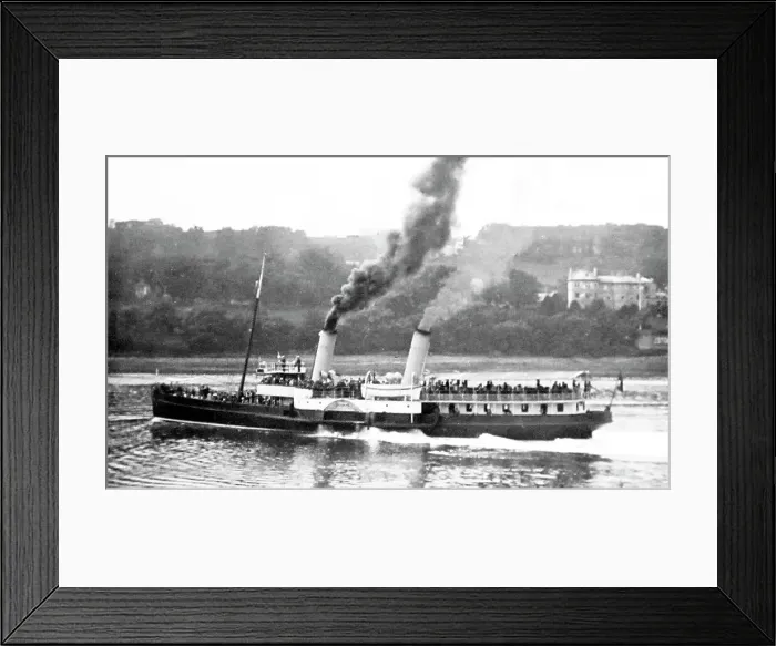Framed Print : PS Snowdon, Menai Straits, Victorian period Framed Print : PS Snowdon, Menai Straits, Victorian period