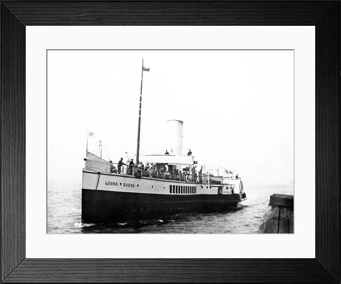 Framed Print : PS Lorna Doone, Red Funnel Line, Victorian period Framed Print : PS Lorna Doone, Red Funnel Line, Victorian period