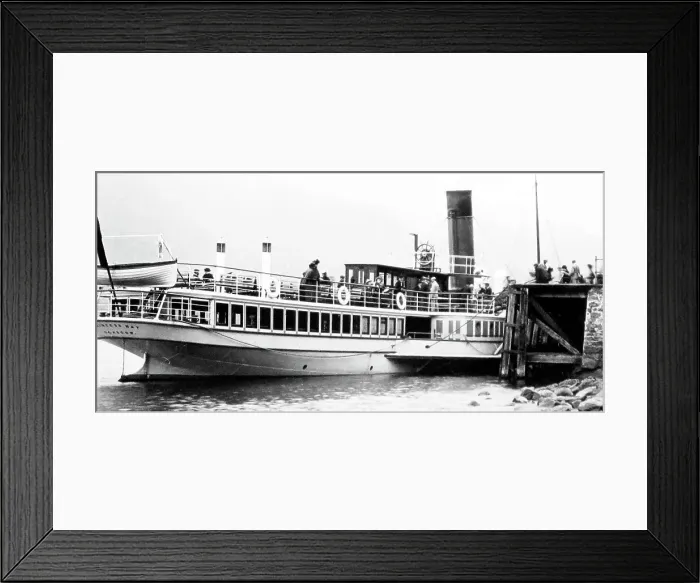 Framed Print : PS Princess May, Inversnaid, Loch Lomond, Scotland Framed Print : PS Princess May, Inversnaid, Loch Lomond, Scotland