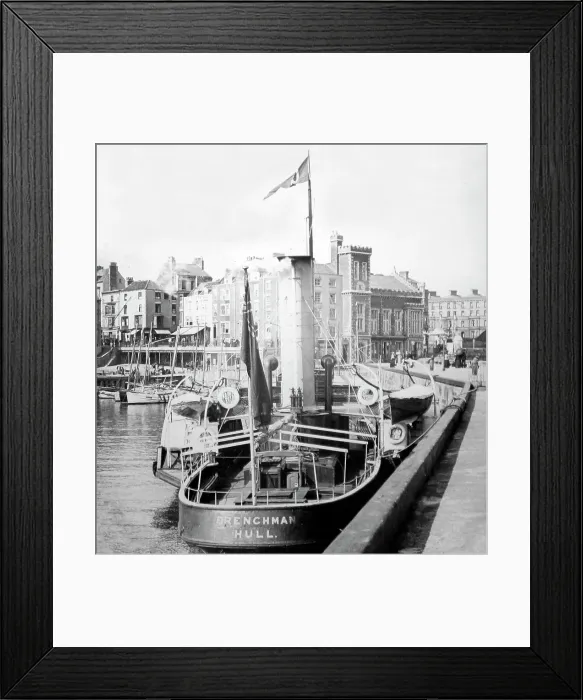 Framed Print : PS Frenchman, Hull, Victorian period Framed Print : PS Frenchman, Hull, Victorian period