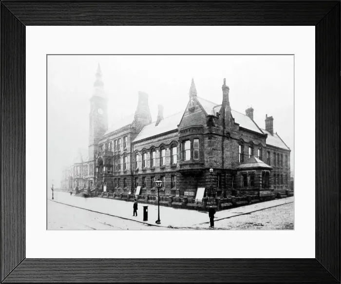 Framed Print : St. Helens Town Hall, Victorian period Framed Print : St. Helens Town Hall, Victorian period