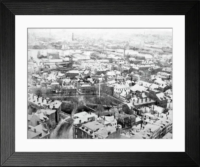 Framed Print : Panorama of Charlestown, Massachusetts, USA Framed Print : Panorama of Charlestown, Massachusetts, USA