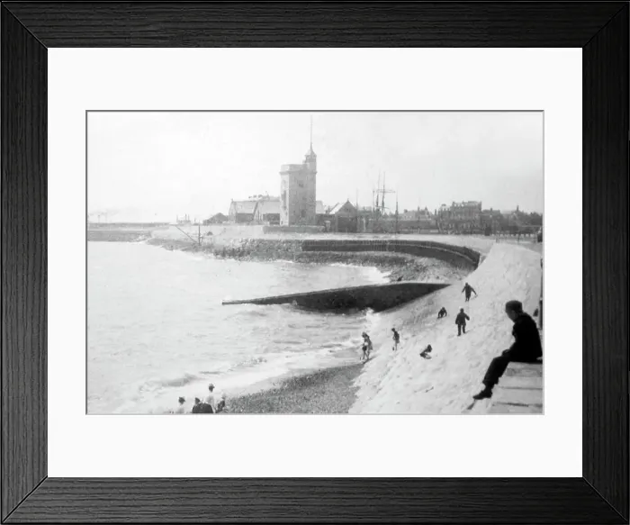 Framed Print : Dover Clock Tower, Victorian period Framed Print : Dover Clock Tower, Victorian period