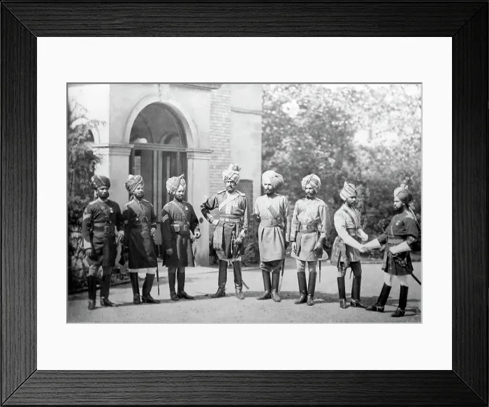 Framed Print : Queen Victoria's Indian Army Escort, Diamond Jubilee Framed Print : Queen Victoria's Indian Army Escort, Diamond Jubilee