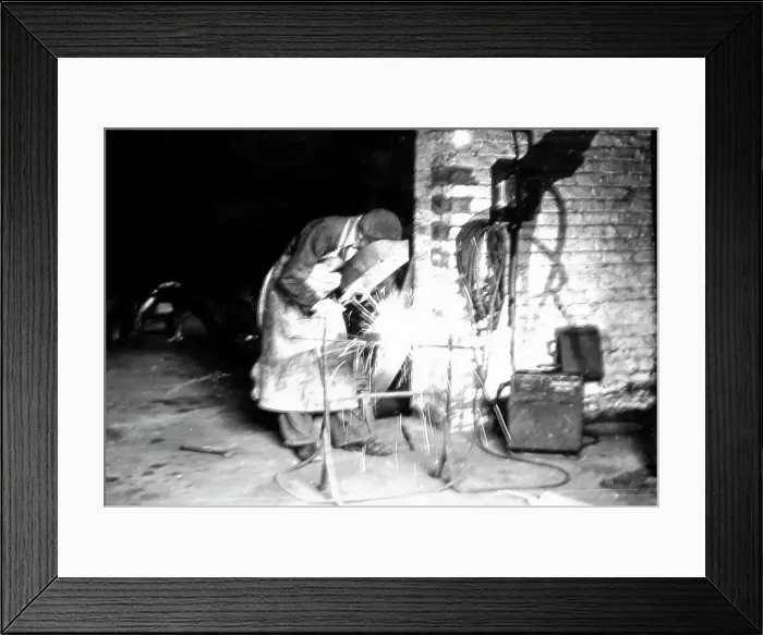 Framed Print : Electric arc welder, probably 1920s Framed Print : Electric arc welder, probably 1920s