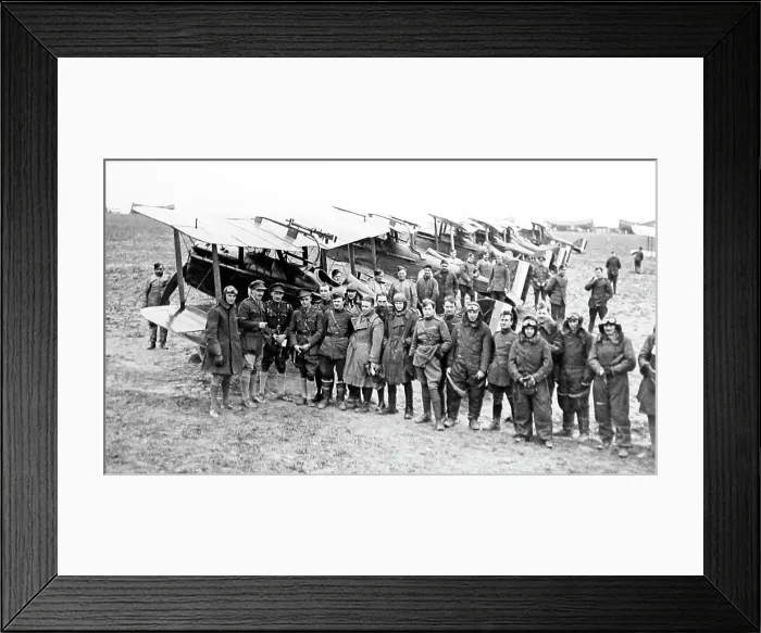 Framed Print : An RAF Scouting Squadron, probably France or Belgium Framed Print : An RAF Scouting Squadron, probably France or Belgium
