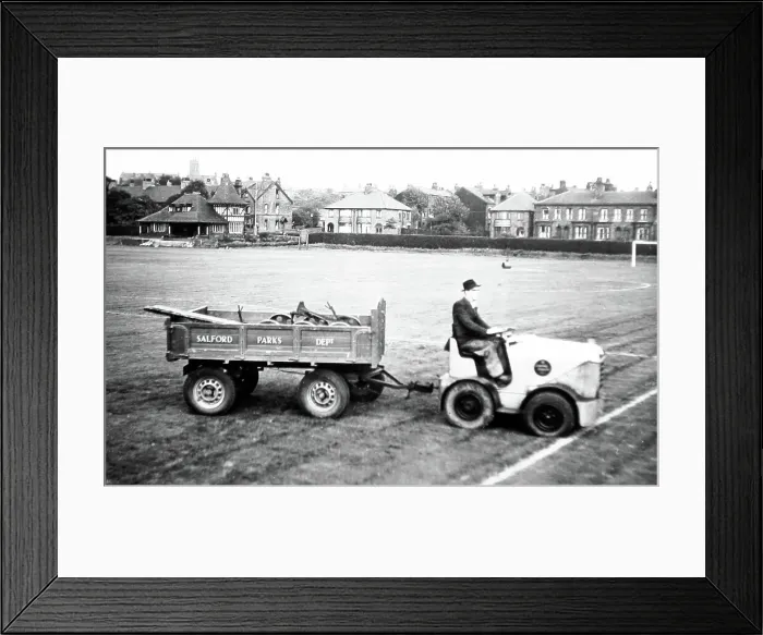 Framed Print : Broughton Playing Fields, Salford Parks Department Framed Print : Broughton Playing Fields, Salford Parks Department