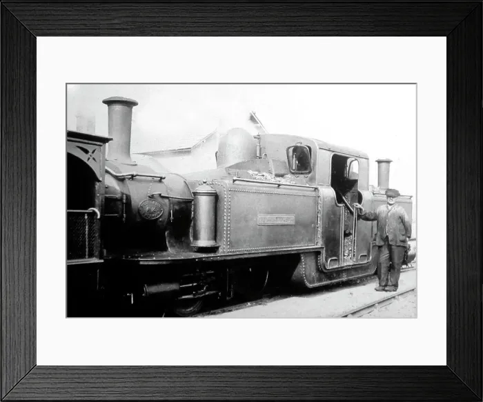 Framed Print : Engine No. 10 Merddyn Emrys, Ffestiniog Railway, Wales Framed Print : Engine No. 10 Merddyn Emrys, Ffestiniog Railway, Wales