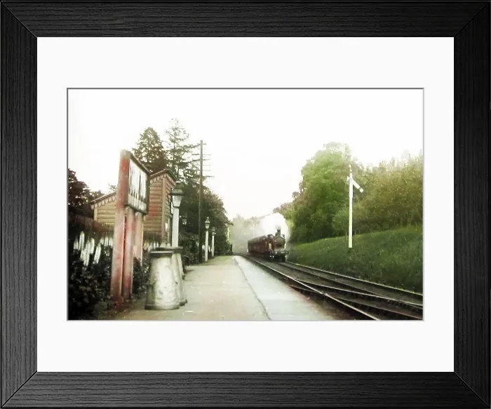 Framed Print : Steam train approaching Kirkham Station, Lancashire Framed Print : Steam train approaching Kirkham Station, Lancashire