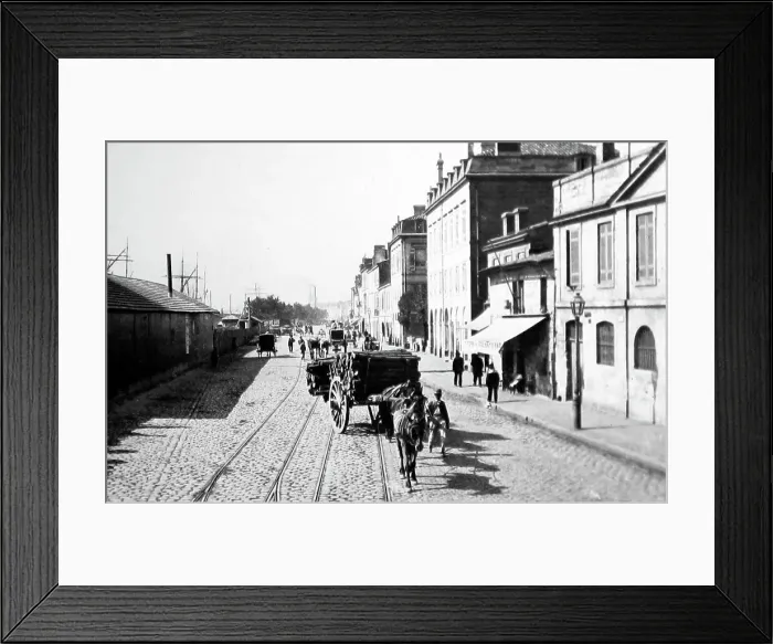 Framed Print : The Bacalan, Bordeaux, France, Victorian period Framed Print : The Bacalan, Bordeaux, France, Victorian period