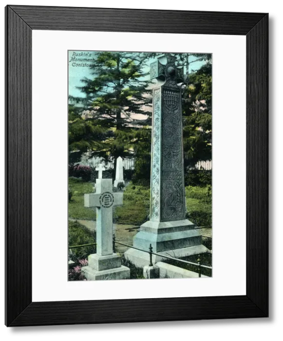 Framed Print : Ruskin's Monument, Coniston, Lake District, Cumbria Framed Print : Ruskin's Monument, Coniston, Lake District, Cumbria