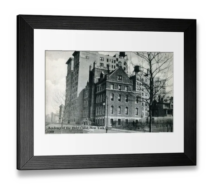 Framed Print : Academy of the Holy Child, New York City, NY, USA
