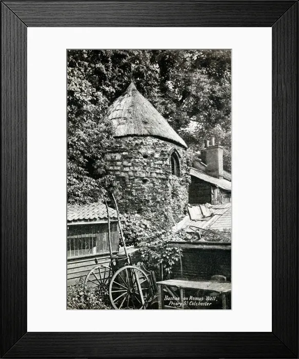 Framed Print : Bastion on the Roman Wall, Priory Street, Colchester, Essex Framed Print : Bastion on the Roman Wall, Priory Street, Colchester, Essex