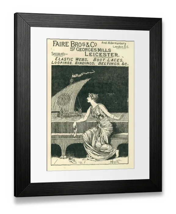 Framed Print : Faire Bros & Co Advertisement Framed Print : Faire Bros & Co Advertisement