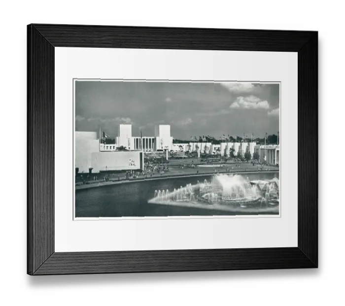 Framed Print : New York World's Fair Court Of Peace Framed Print : New York World's Fair Court Of Peace