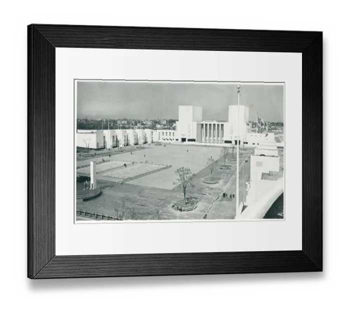 Framed Print : New York World's Fair Court Of Peace Framed Print : New York World's Fair Court Of Peace