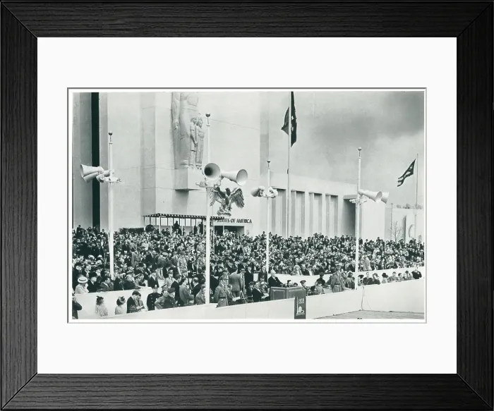 Framed Print : New York World's Fair Opening Framed Print : New York World's Fair Opening