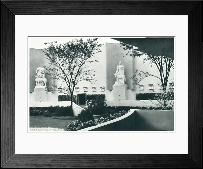 Framed Print : New York World's Fair Garden Court Framed Print : New York World's Fair Garden Court