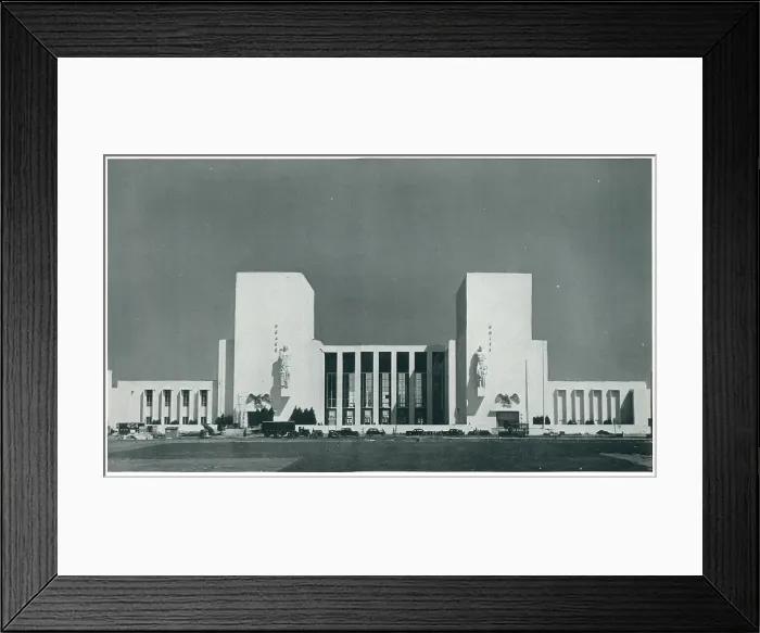 Framed Print : New York World's Fair Federal Building Framed Print : New York World's Fair Federal Building