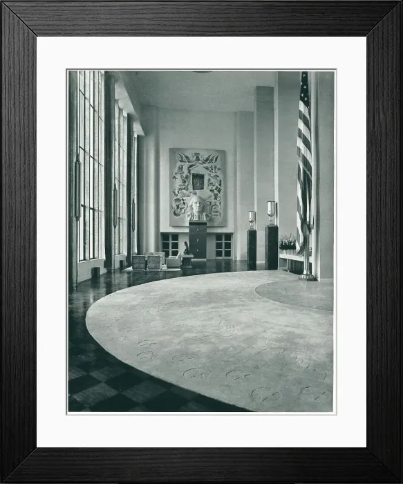 Framed Print : New York World's Fair, Reception Room Framed Print : New York World's Fair, Reception Room