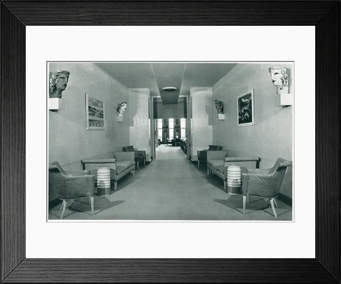 Framed Print : New York World's Fair, Lounge Framed Print : New York World's Fair, Lounge