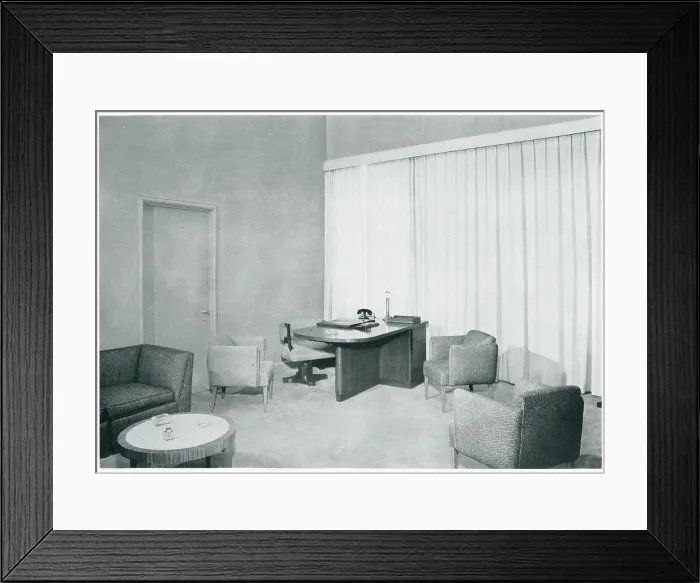 Framed Print : New York World's Fair, Assistant Commissioner's Office Framed Print : New York World's Fair, Assistant Commissioner's Office