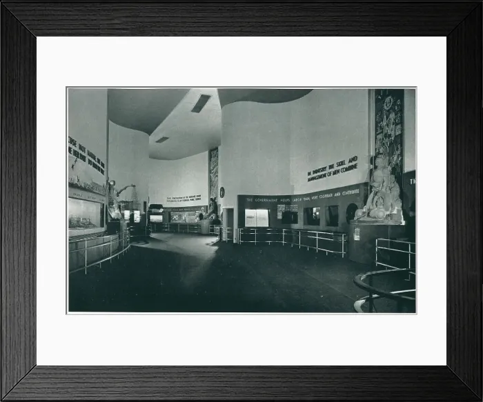 Framed Print : New York World's Fair, Exhibits Hall Framed Print : New York World's Fair, Exhibits Hall